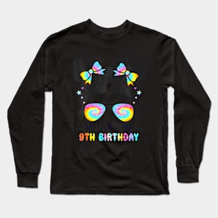 Bruh Its My 9Th Birthday 9 Year Old 9Th Birthday For Girl Long Sleeve T-Shirt